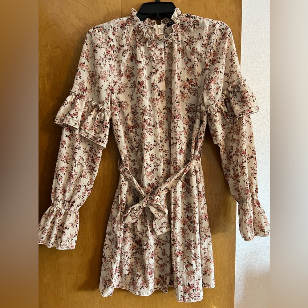 Floral shift dress